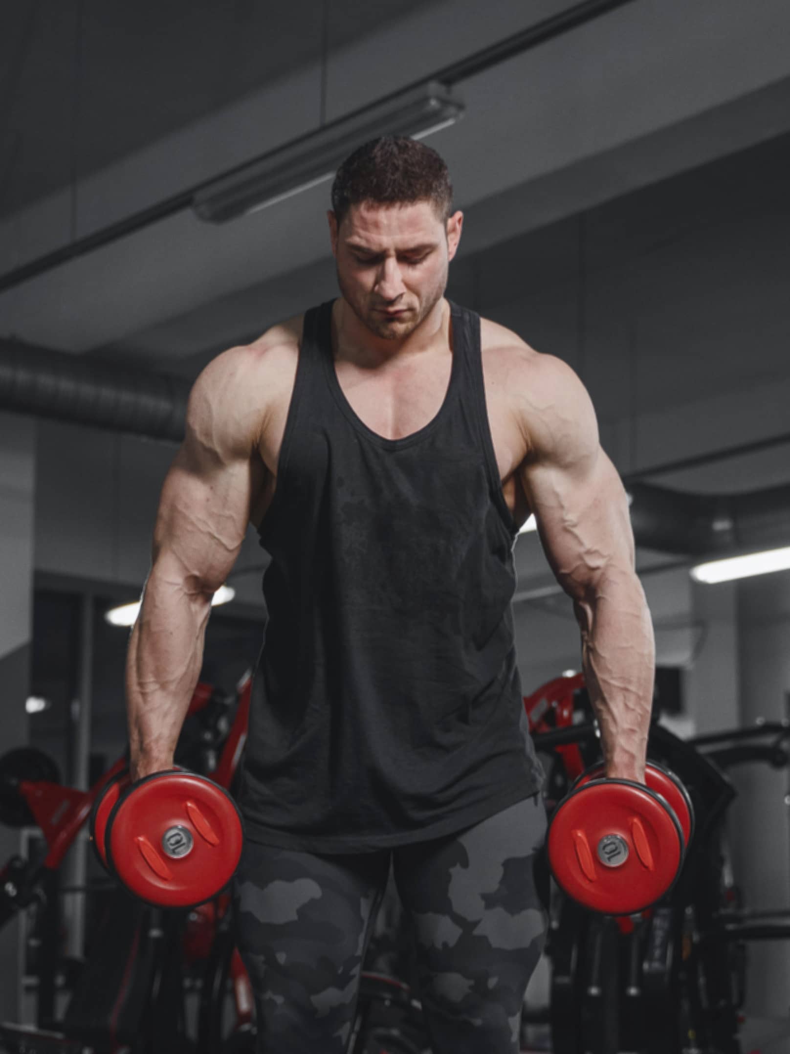 About Our Gym Man Workout Shoulder Dumbbell 